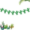 thumbnail image 6 of MLINS  3 Set Garland Decor Cactus Lace Indoor/outdoor Party Decorations Small Pattern, 6 of 8
