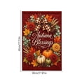 thumbnail image 2 of Darzheoy Thanksgiving Garden Flag, Double-Sided Fall Seasonal Banner, Flagpole Yard Display Accent, Thanksgiving Decorations Outdoor for Yard Patio Lawn, 2 of 4