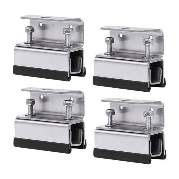 4pcs Universal Solar Panel Brackets Heavy Duty for Boats Roof Box Installation