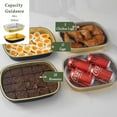 thumbnail image 2 of Oval Aluminum Foil Catering Trays with Lids (5 Pack) – 2X Thicker Heavy Duty Black Serving Platters for Parties, Catering, Takeout & Food Service, 68oz, 2 of 4