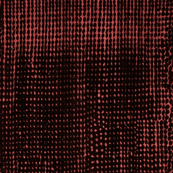 Ahgly Company Indoor Square Abstract Red Modern Area Rugs, 7' Square