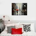thumbnail image 4 of Nawypu  Paris Wall Art for Living Room Pictures Wall Decor, Large Black and White Abstract Eiffel Tower Wall Art for Bedroom, Red Paris Wall Pictures for Vintage Home Decoration, 4 of 4