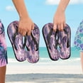 thumbnail image 5 of YAZAOOSummer Flip Flops Creatively Enchanting Butterflies in Bloom Simple Beach Sandals, 5 of 8