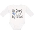 thumbnail image 3 of Inktastic Heart New Big Sister Girls Long Sleeve Baby Bodysuit, 3 of 5