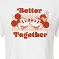 thumbnail image 3 of Disney - Mickey Minnie Better Together - Juniors Cropped Cotton Blend T-Shirt, 3 of 5