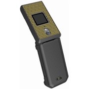 Case for CAT S22 Flip Phone, Nakedcellphone Slim Hard Shell Communicator Protector Cover - BOLDLY GOLD