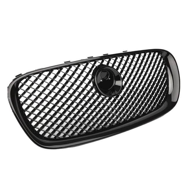 Car Front Bumper Grille Radiator Upper Mesh Grill For Jaguar X250 XF XFR XFRS 2008-2011 Racing Grille Radiator Cover