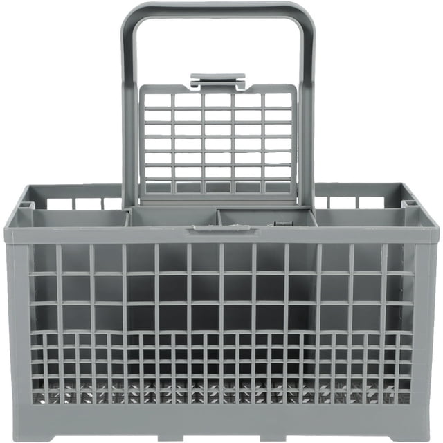 Dishwasher Cutlery Basket Dishwasher Silverware Cutlery Basket Foldable Dishwasher Basket Replacement Rack Accessory Cutlery Holder for Dishwasher Kitchen Fork Spoon