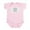 Petal Pink, variant on CafePress - Little Bean Black Infant Bodysuit - Baby Light Bodysuit, Size Newborn - 24 Months
