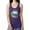 Solid Purple Rush, variant on Beach Scene Top Racerback Tank Women's -Pipeline Designs