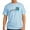 Light Blue, variant on - Evolution Of Man Bus Driver T Shirt - Men's Classic Graphic T-Shirt
