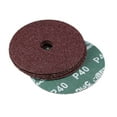 thumbnail image 1 of Discos de fibra de resina de óxido de aluminio de 4 pulgadas x 5/8 pulgadas, discos de lijado y pulido de 40 Grit, 15 piezas, 1 of 4