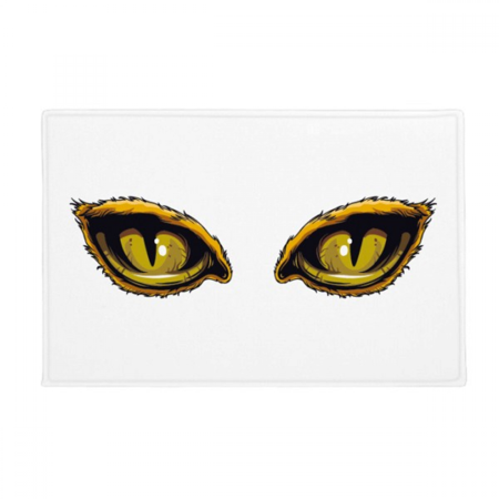 Cartoon Animal Cat Eye Decoration Ground Mat Non Slip Floor Bathroom Door Rug Carpet