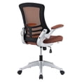 thumbnail image 3 of Modway Attainment Modern Style Vinyl Office Chair in Tan Finish, 3 of 8