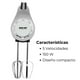 thumbnail image 4 of Batidora de Mano Better Chef Eléctrica 5 Velocidades Acero Inoxidable Compacta y Ligera 150 W, 4 of 9