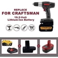 thumbnail image 3 of Battery Adapter For DEWALT Milwaukee  Li-ion Battery Convert to Craftsman 19.2V PLUG USB, 3 of 8