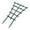 Green, variant on Plant Support Stand - 2.1 x 5.9 x 9.8in Plastic Stackable Trellis for Climbing Plants, Cucumber Tomato Vine Support, Garden Flower Growth Rack()