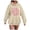 Beige, variant on Crew Neck Sweatshirts Women Winter Fall Slim Fitted Long Sleeve Bubble Cold Shoulder Button Down Solid Color Business Casual Cotton T Shirt (Red,M)