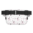 thumbnail image 3 of Disketp Cute Poodle Dog Riñonera de Doble Capa, Bolsa de Cintura Ajustable para Viajes, Correr y Senderismo, Riñonera Ligera para Hombre y Mujer, 3 of 9