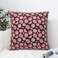 thumbnail image 4 of Wukai Tomatoes Premium Polyester Fleece Pillow Covers with Hidden Zipper Closure,Luxuriously Soft and Durable-24"x24", 4 of 7