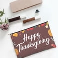 thumbnail image 6 of Cauagu Happy Thanksgiving for Tyvek Makeup Bag,Reusable Travel Cosmetic Bag Women Organizer Toiletry Bag Birthday,Gifts for Women Girlfriend Mom Teacher 6.5’’*8.9’’, 6 of 7
