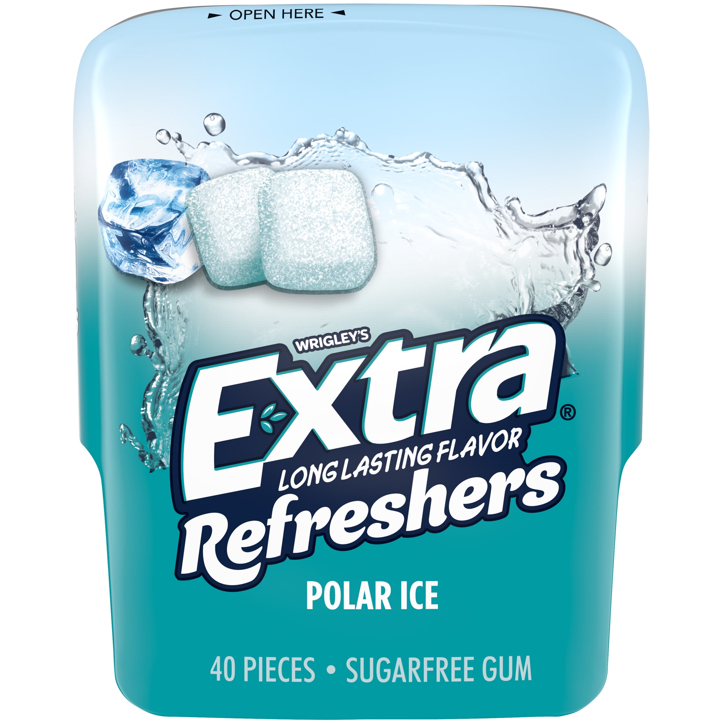 Extra Refreshers Polar Ice Sugar Free Chewing Gum 40ct