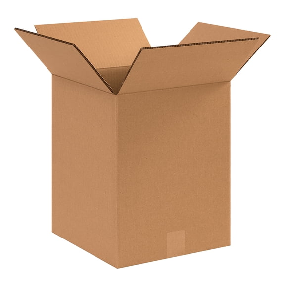 The Packaging Wholesalers Double Wall Boxes 12 1/2" x 12 1/2" x 15" Kraft 15/Bundle BS121215HDDW