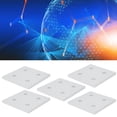 thumbnail image 4 of Plaque de Raccordement, 5 Pcs Plaque de Raccordement Verticale à 4 Trous pour Profil d'Extrusion en Aluminium, 4 of 7