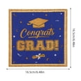 thumbnail image 2 of BESTYASH 72Ud Servilletas Desechables Azul Para De Graduación Con Para, 2 of 7