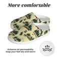 thumbnail image 6 of Rateoe Camping Caravan 1 Print Women's Men's Cotton Knit Slippers Lightweight Memory Foam Indoor House Shoes with Anti-Skid Sole-35/36, 6 of 7