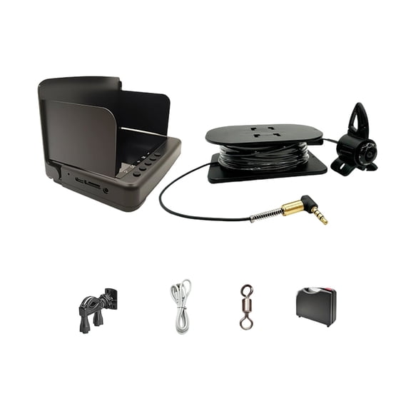 Ice Fishing Camera Structure 4K Clearness 66ft Permanent Cable 12 Ir Radiances For Profound Water