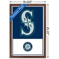 thumbnail image 3 of MLB Seattle Mariners - Logo 22 Wall Poster, 14.725" x 22.375" Framed, 3 of 5