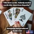 thumbnail image 3 of Playing Cards American Royalty Trump Casino Grade Linen, 3 of 8