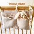 thumbnail image 4 of st Baby Bed Storage Bag, Hanging Storage Bag, Storage Bag with 2 Practical Pockets for Clothes, Diapers and Toys, Charming Decoration for Children, 4 of 4