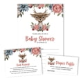 thumbnail image 4 of Inkdotpot Set Of 30Deer Baby Shower Invitations-Diaper Raffle Tickets And Baby Shower Book Request Cards Jungle Animals Invites Its A Boy Its A Girl, 4 of 5