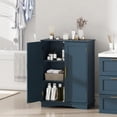thumbnail image 2 of Costway Floor Storage Cabinet Modern Storage Organizer with Adjustable Shelves &2 Doors, 2 of 10