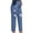 Blue, variant on Hvyesh Womens Ripped Maternity Jeans Over The Belly High Waist Denim Pants & Pregnancy Jeans, Maternity Clothes