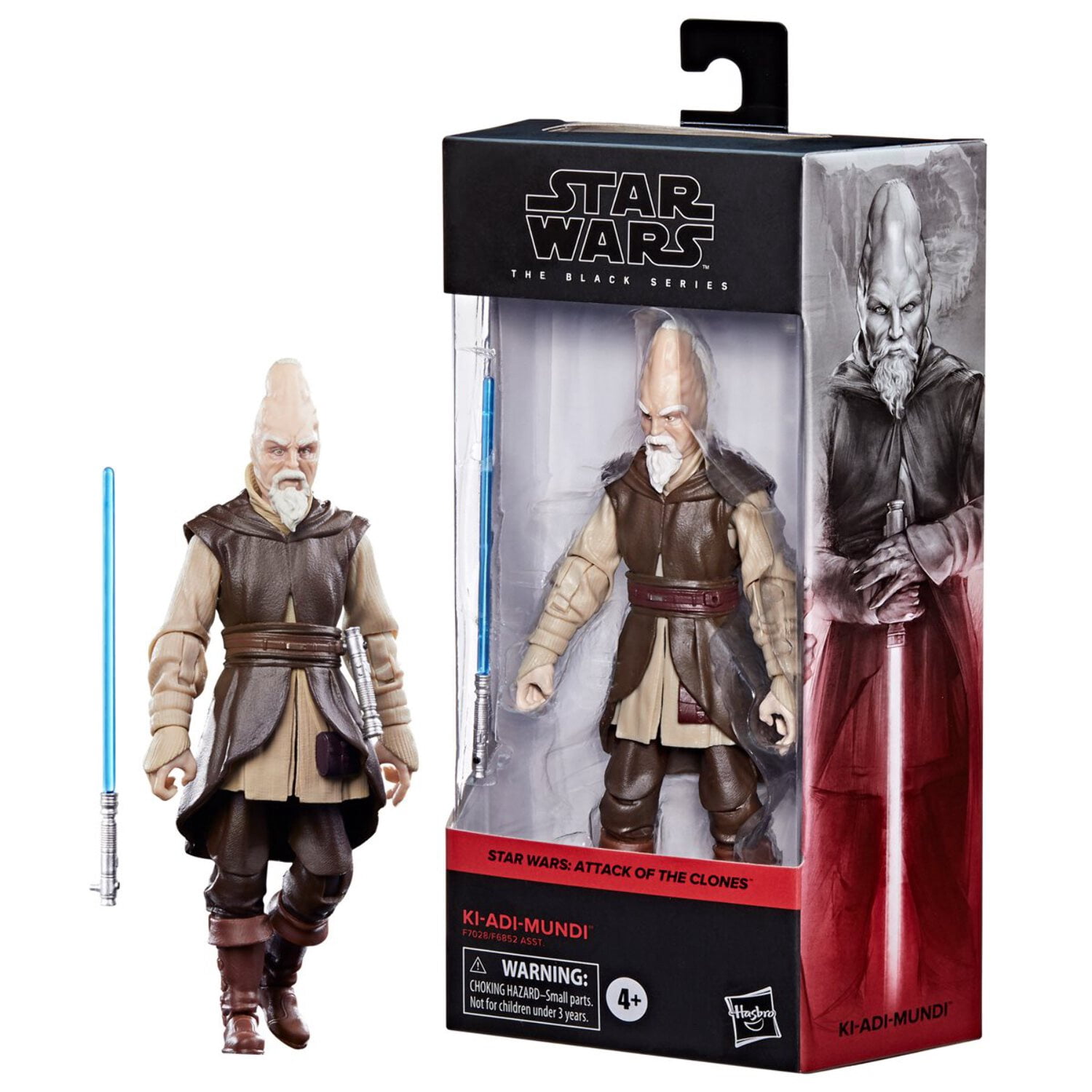 Star Wars The Black Series Ki-Adi-Mundi, Star Wars: Attack of the Clones Action Figure (6”)