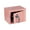 Pink_A, variant on Document Safe Box Metal office Storage Steel Safety Cabinet Home Certificate Safe Box Key Safe Box ,Prevent Theft