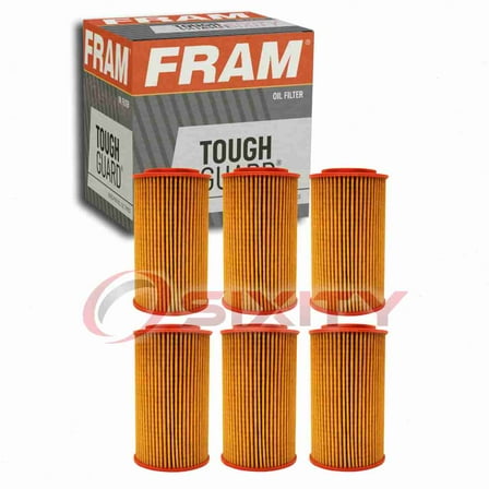 6 pc FRAM TG9999 Tough Guard Engine Oil Filters for 155241-CS 598698C1 84148A 85353-1081 F-7321-P5 HF6007 L675 P-2627 PF2134 S62427 Oil Change Lubricant Filters