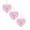Buy 2 Get 1 Free|Pink, variant on Curated Selection Shiogb "Valentines Day Heart Ornament " Couple Ornament Style Keepsake for Newlyweds Dating Anniversary, A Pendant, Pink