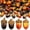 Multi-color, variant on Triani 50Pcs Artificial Acorns Bulk Fall Fake Acorn with Natural Acorn Cap  Simulation Mini Acorn for DIY Crafting Kitchen Decor Thanksgiving Day Christmas Ornaments
