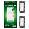 thumbnail image 1 of Interruptor regulador Lutron Diva LED+ DVCL-153P-WH blanco (paquete de 2), 1 of 5