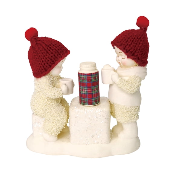 Department 56 Snowbabies Cold Days, Warm Cocoa Christmas Figurine 4in H