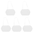 thumbnail image 4 of 5pcs Diy Blank Acrylic Hanging Sign Clear Reserved Seating Signs With Ribbon Wedding Chair Signs Hanging Labels Sign For Bride Groom, 4 of 9