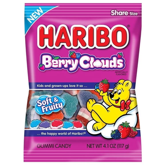 Haribo Berry Clouds 4.1 oz Pack of 2