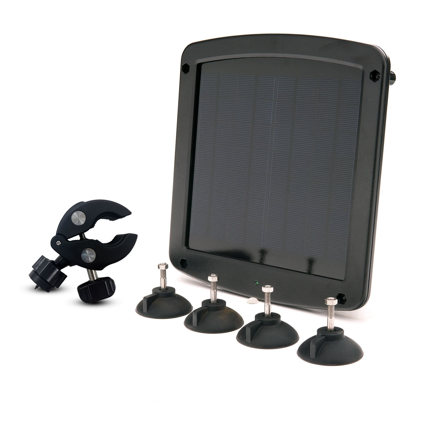 Battery Tender 5 Watt Solar Panel 12V Battery Charger with Charge Controller - IP67 Weatherproof - Windshield or Handlebar Mountable