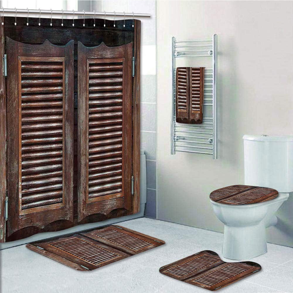 PRTAU Western Antique Traditional Rustic Wild West Swinging Wooden