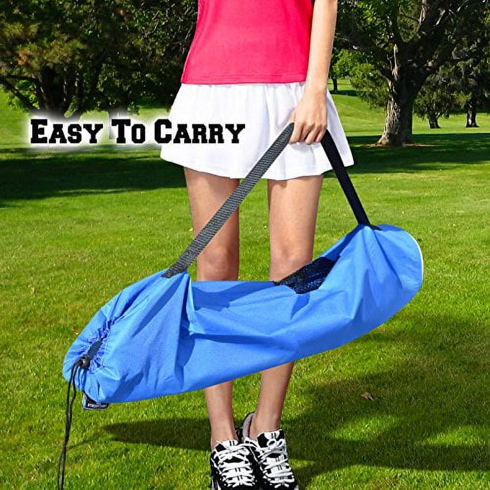 Sunrise Umbrella Outdoor Portable Volleyball Badminton Net, with Stand 16.7'