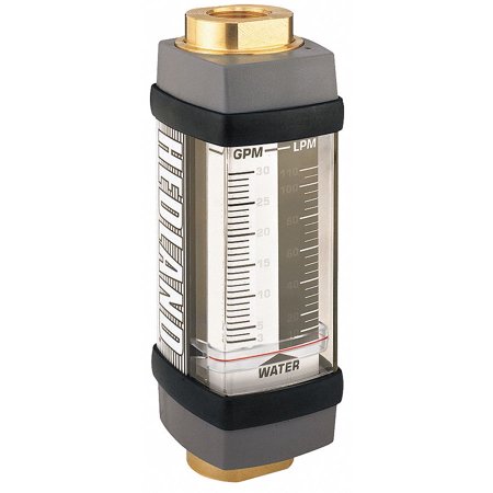 Hedland Flowmeter,GPM/LPM .05 - 0.5 / 0.2-1.9 H205B-005